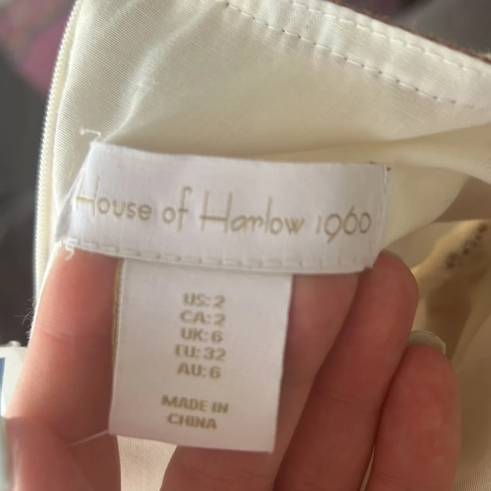 NWOT House of Harlow 1960 Brown Dress - Picture 3 of 4